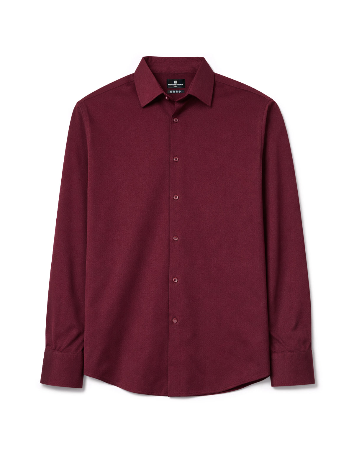 Solid Ceremony Dress Shirt - For Men | Brooklyn Brigade CABERNET / 16