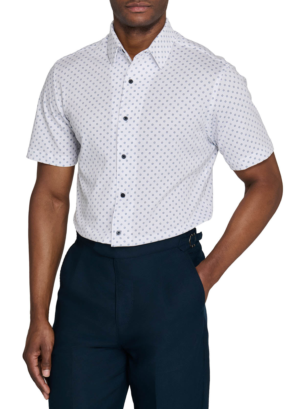 WHITE/NAVY