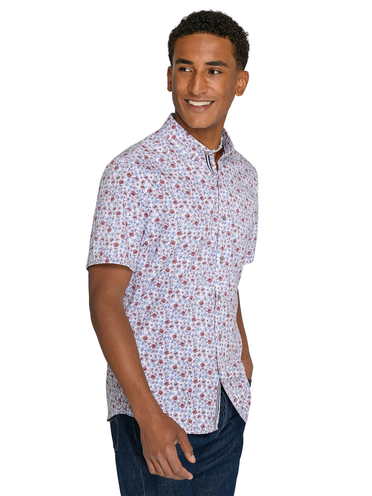NAVY/BURGUNDY