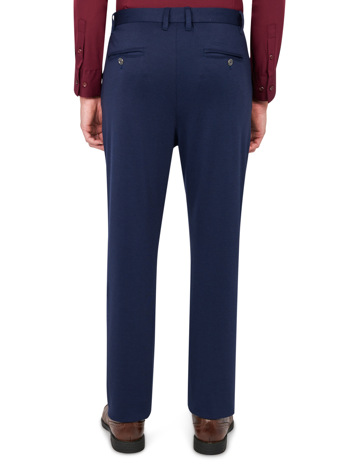 SOLID STRETCH KNIT PANTS