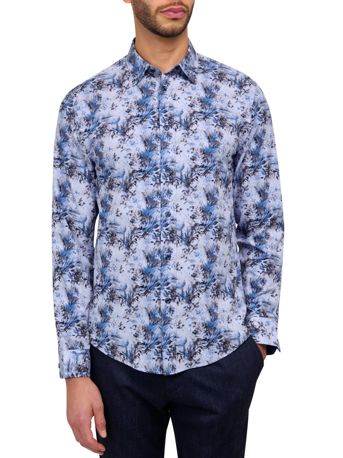 ABSTRACT LEAF SHIRT